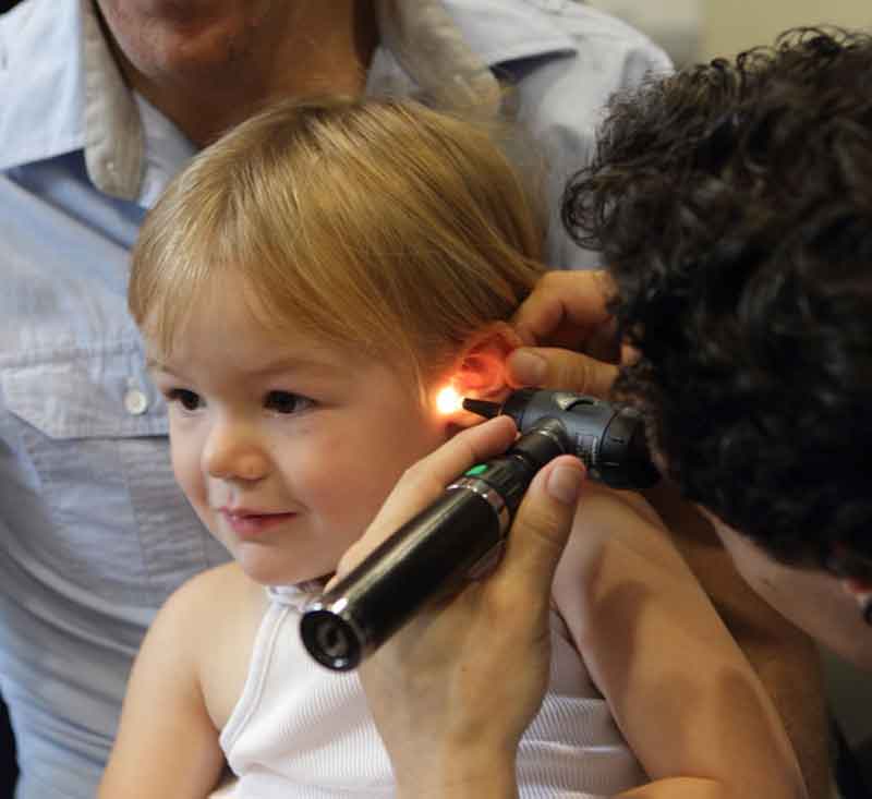 Children’s hearing loss and ear infections